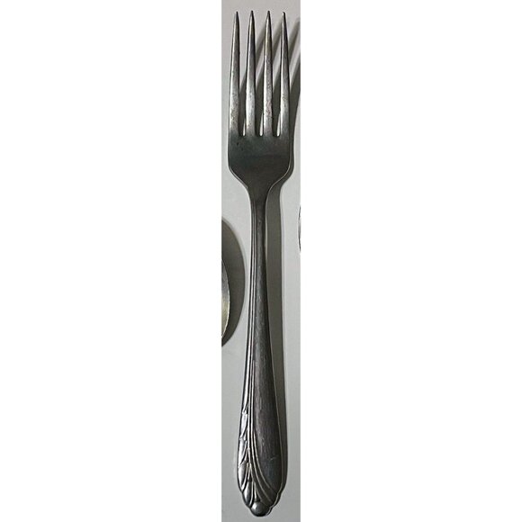 Oneida HEART OF SWEDEN 21 PCS Stainless Deluxe Silverware Flatware Oneidacraft - Picture 7 of 10